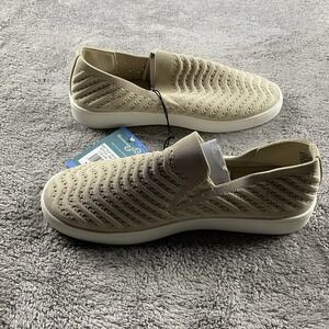 Mountain‎ Sole Knit Slip On Sneaker Womens 9 Medium Beige